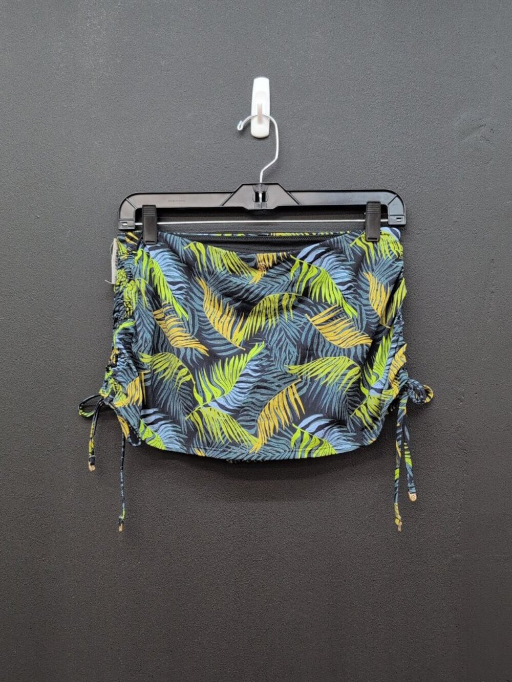 Victoria Secret Swim Ruched Swim Skirt Medium Palm Royale